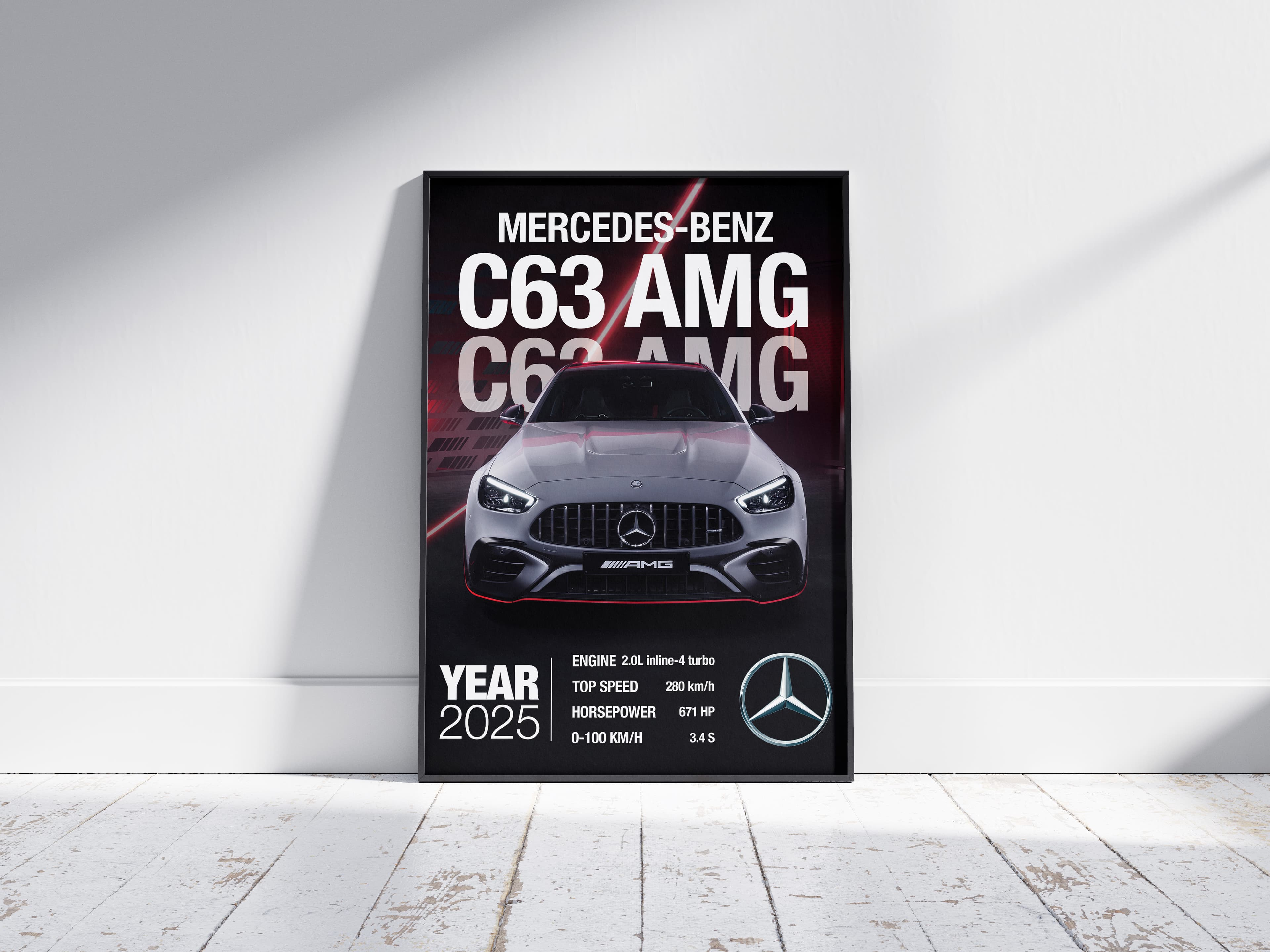 Mercedes AMG C63 mockup