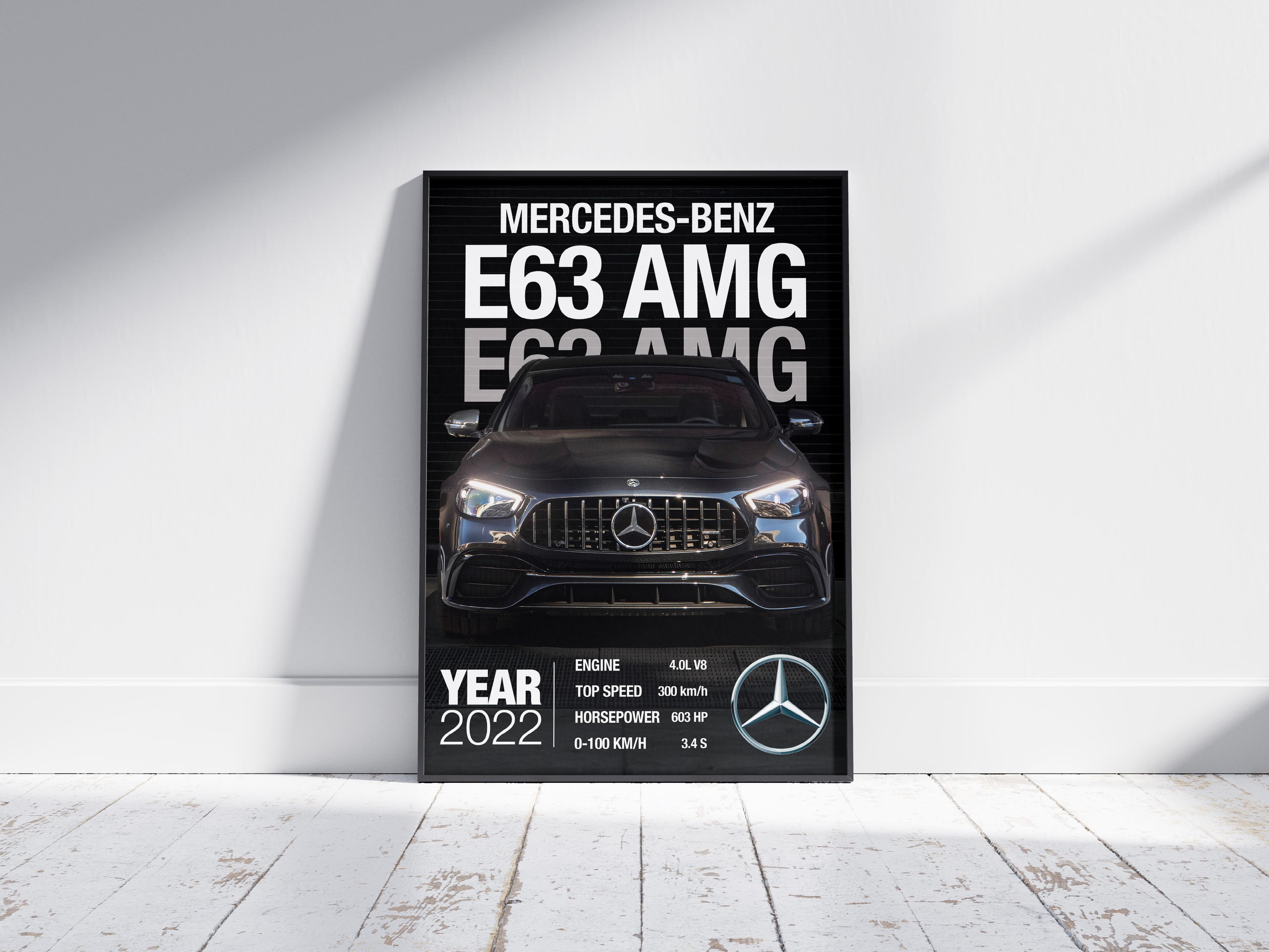 Mercedes E63 AMG mockup