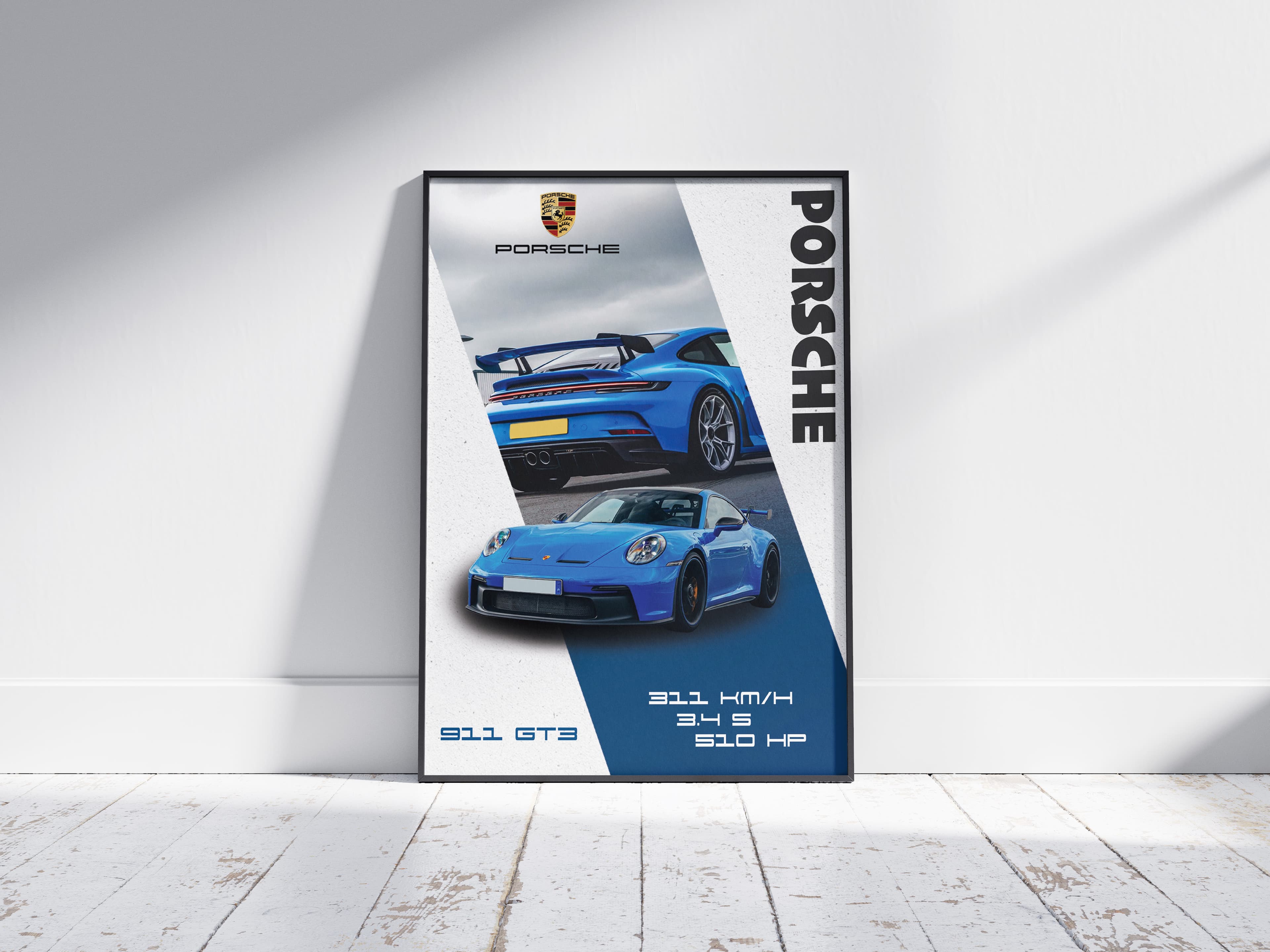 Porsche 911 GT3 Track mockup